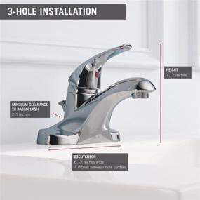 img 2 attached to Enhance Your Bathroom with Foundations B510LF Single Centerset Faucet