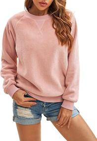img 4 attached to Panadila Oversized Crewneck Sweatshirt Pullover Outdoor Recreation and Hiking & Outdoor Recreation Clothing