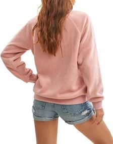 img 1 attached to Panadila Oversized Crewneck Sweatshirt Pullover Outdoor Recreation and Hiking & Outdoor Recreation Clothing