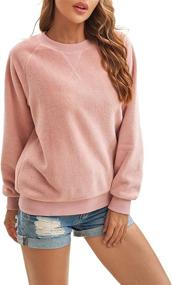 img 3 attached to Panadila Oversized Crewneck Sweatshirt Pullover Outdoor Recreation and Hiking & Outdoor Recreation Clothing