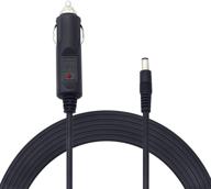 🔌 10ft car cigarette lighter extension power supply adapter cable with led (12v 24v dc, 5.5mm x 2.1mm) for car truck bus van logo