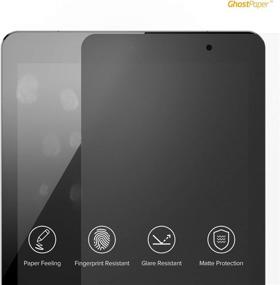 img 1 attached to 📝 GhostPaper Premium Matte Screen Protector for Writing, Sketching, Drawing - Compatible with iPad Pro 11" (with/without M1 Chips) or 2020 iPad Air 10.9" - UPPERCASE