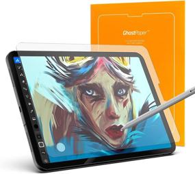 img 4 attached to 📝 GhostPaper Premium Matte Screen Protector for Writing, Sketching, Drawing - Compatible with iPad Pro 11" (with/without M1 Chips) or 2020 iPad Air 10.9" - UPPERCASE
