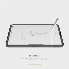 img 3 attached to 📝 GhostPaper Premium Matte Screen Protector for Writing, Sketching, Drawing - Compatible with iPad Pro 11" (with/without M1 Chips) or 2020 iPad Air 10.9" - UPPERCASE