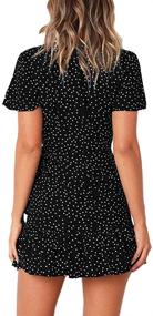 img 2 attached to Naggoo Womens Printed V Neck Dresses Women's Clothing for Dresses