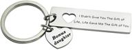 stepdaughter daughter keychain stepmom adoption logo