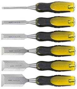 img 2 attached to 🪓 Stanley 16 971: 6-Piece FatMax Chisel Set for Precision Woodworking