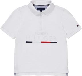 img 3 attached to Одежда Tommy Hilfiger для мальчиков с застежкой-молнией, верхняя одежда, футболки и рубашки, специально для адаптивной моды