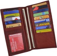 marshal sg_b000rzlvew_us checkbook holder wallet men's accessories in wallets, card cases & money organizers logo