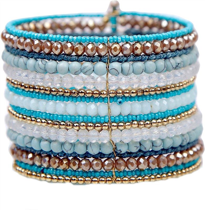 tribal chic trendy turquoise bracelet 로고