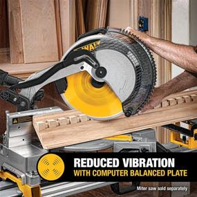 img 1 attached to 🔪 DEWALT 12-Inch Miter Saw Blade, Crosscutting, Tungsten Carbide, 80-Tooth, 2-Pack: High-Quality Cutting Performance by DW3128P5