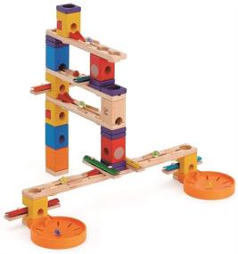 img 4 attached to Enhance Learning & Education with the Hape Quadrilla Wooden Construction Set!