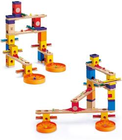 img 2 attached to Enhance Learning & Education with the Hape Quadrilla Wooden Construction Set!