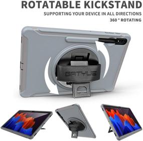 img 3 attached to BATYUE Protector Rotating Kickstand Shockproof Tablet Accessories