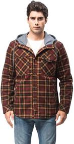 img 1 attached to Mr Stream Outdoor Casual Vintage Flannel Men's Clothing in Shirts