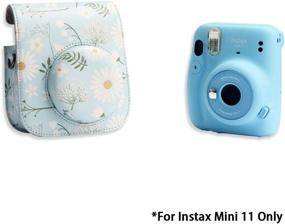 img 3 attached to 📸 Fujifilm Instax Mini 11 Instant Camera Case - CELION Chrysanthemum Design