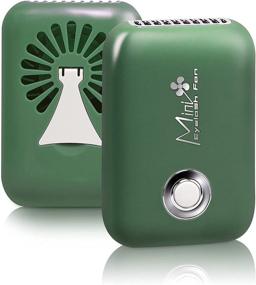 img 4 attached to ✨ Awhoas Lash Fan: Portable USB Mini Handheld Eyelash Dryer Fan for Extension - Green