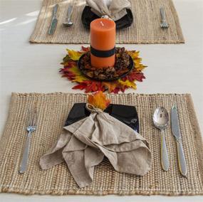 img 3 attached to 🍽️ Chardin Home: Enhance Your Dining Experience with Eco-Friendly Natural Placemats