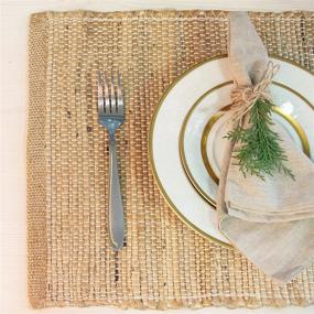 img 1 attached to 🍽️ Chardin Home: Enhance Your Dining Experience with Eco-Friendly Natural Placemats