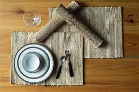 img 4 attached to 🍽️ Chardin Home: Enhance Your Dining Experience with Eco-Friendly Natural Placemats