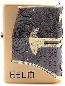 img 3 attached to 🔥 Authentic Zippo Helm Gold Lighter: Made in USA with Genuine & Original Packaging