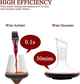 img 1 attached to 🍷 Wine Aerator Pourer & Decanter Spout for Enhanced Wine Aeration - Exquisite Gift Box Included