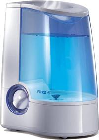 img 4 attached to 💨 Vicks Warm Mist Humidifier for Small to Medium Rooms - 1-Gallon Tank, Vaporizer and Humidifier for Baby and Kids Rooms, Bedrooms, and More