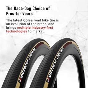 img 2 attached to Competition-Ready Foldable Bicycle Tire: Vittoria Corsa Graphene 2.0 - Race Road Bike Tires