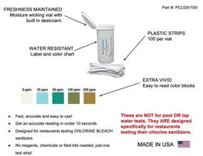img 2 attached to 🍽️ Plastic Moisture Sanitizer for Chlorine Use in Restaurants