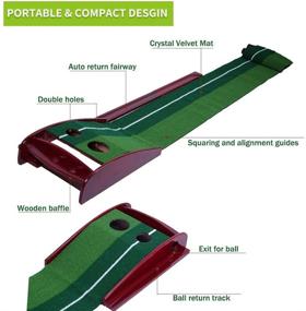 img 3 attached to Снаряжение для тренировки путта "SHINYEVER" для заднего двора