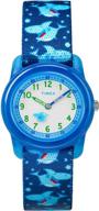 ⌚ timex boys digital time machines elastic fabric strap watch with analog display logo