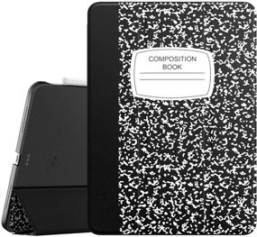 img 4 attached to 📱 Dadanism iPad Air 4th Generation Case 2020 iPad 10.9 Case – Slim Smart Shell Protective Stand Cover with Translucent Frosted Back, Auto Wake/Sleep – Notebook Black: A Comprehensive Review