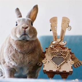 img 3 attached to 🐇 Wooden ROKR Assembly Puzzle: Rabbit