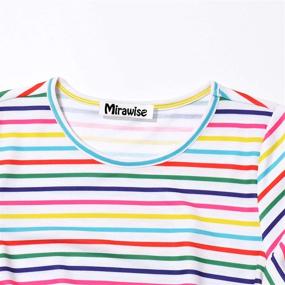 img 2 attached to Sleeve Summer Cotton T Shirts Rainbow