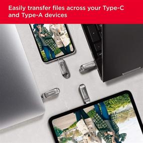 img 3 attached to SanDisk 256GB Ultra Dual Drive Luxe USB Type-C - High-Speed Data Transfer & Stylish Design