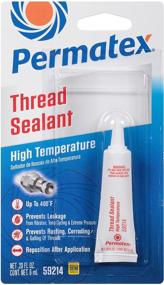 img 2 attached to 🔧 Permatex 59214 High Temperature Thread Sealant - 6ml Tube, Pack of 1 - White: Efficient Solution for Airtight Sealing