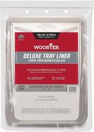 🖌️ premium wooster brush br496-11 deluxe tray liner, clear (12-pack, 11-inch) – top-notch protection and convenience logo