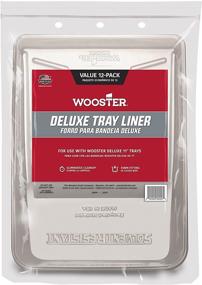 img 1 attached to 🖌️ Premium Wooster Brush BR496-11 Deluxe Tray Liner, Clear (12-Pack, 11-Inch) – Top-Notch Protection and Convenience