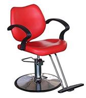 💇 enhance your salon experience with the flagbeauty hydraulic barber styling chair in red logo