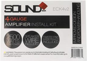 img 2 attached to 🔌 SoundBox ECK4v2 4-Gauge Amp Kit - Comprehensive Amplifier Installation Wiring - 2500W