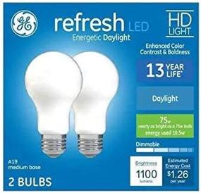 img 1 attached to GE Refresh 75W Daylight Dimmable Bulb