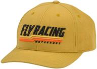 fly racing nostalgia hat mustard logo