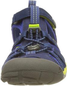 img 3 attached to Girls' KEEN Seacamp Sandal in Blue - Athletic Shoes for Kids