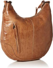 img 3 attached to 👜 Frye Melissa Scooped Hobo Crossbody Bag – Small Zip