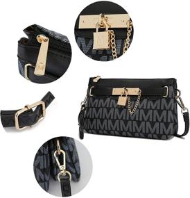 img 2 attached to 👜 Designer Signature Crossbody Wristlet: Women's Handbags, Wallets, and Wristlets