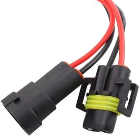 img 1 attached to 🔌 O-NEX LED Resistor Kit H11 (H8, H9): HID Relay Harness Adapter for Flicker-Free Lighting with Error Decoder & Warning Canceller