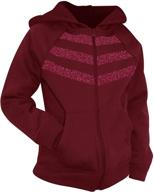 👕 cozy & stylish: boys' hooded sweatshirt zip up fleece hoodie for ultimate comfort logo