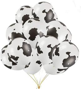 img 4 attached to 100PCS 12'' Funny Cow Print Latex Balloons - Ideal for Birthday & Christmas Party Decorations and Unique Gift Supplies