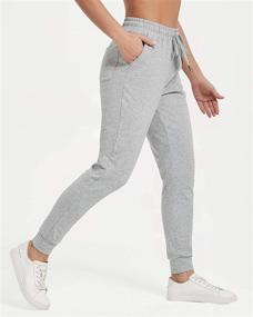 img 3 attached to 👖 Stelle Women's Sweatpants Lightweight Yoga Joggers: Perfect Athletic Workout Track Pants with Pockets - 28-inch Length