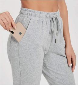 img 2 attached to 👖 Stelle Women's Sweatpants Lightweight Yoga Joggers: Perfect Athletic Workout Track Pants with Pockets - 28-inch Length